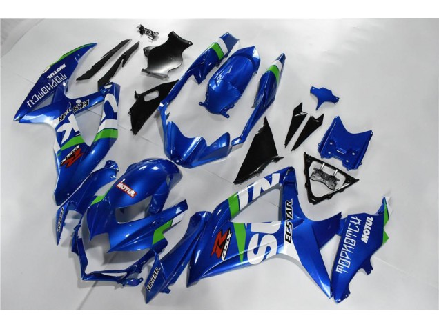GSXR 600 / 750 K8 2008-2010 Verkleidungen - Blau Weiß Grün