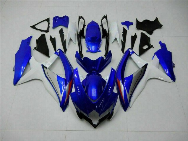 GSXR 600 / 750 K8 2008-2010 Verkleidungen - Blau Weiß GSXR 600 / 750 K8 2008-2010 Verkleidungen - Blau Weiß