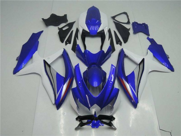 GSXR 600 / 750 K8 2008-2010 Verkleidungen Komplett Sets - Blau Weiß GSXR 600 / 750 K8 2008-2010 Verkleidungen Komplett Sets - Blau Weiß