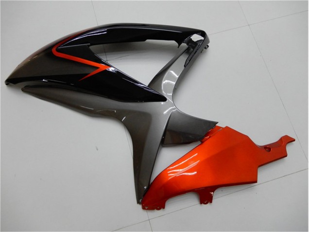GSXR 600 / 750 K8 2008-2010 Verkleidungen - Schwarz Orange Grau
