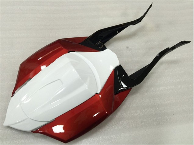 GSXR 600 / 750 K8 2008-2010 Verkleidungen - Weiß Rot Schwarz GSXR 600 / 750 K8 2008-2010 Verkleidungen - Weiß Rot Schwarz