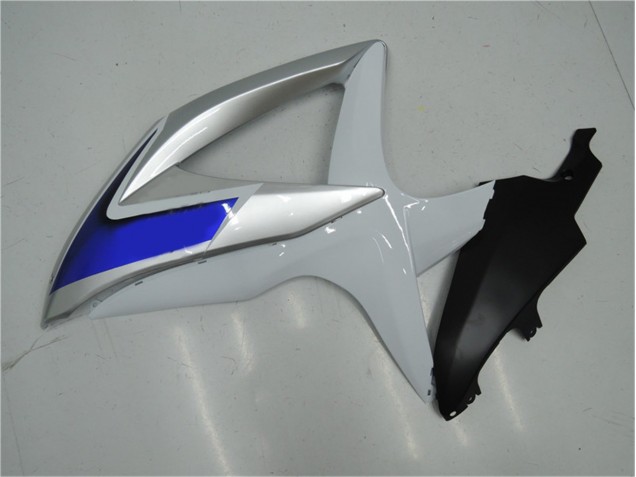 GSXR 600 / 750 K8 2008-2010 Verkleidungen - Weiß Silber Blau