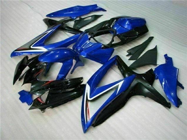 GSXR 600 / 750 K8 2008-2010 Vollverkleidung - Blau Schwarz GSXR 600 / 750 K8 2008-2010 Vollverkleidung - Blau Schwarz