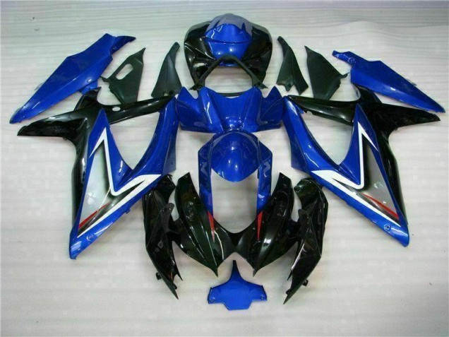 GSXR 600 / 750 K8 2008-2010 Vollverkleidung - Blau Schwarz GSXR 600 / 750 K8 2008-2010 Vollverkleidung - Blau Schwarz