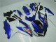 GSXR 600 / 750 K8 2008-2010 Vollverkleidung - Blau Weiß
