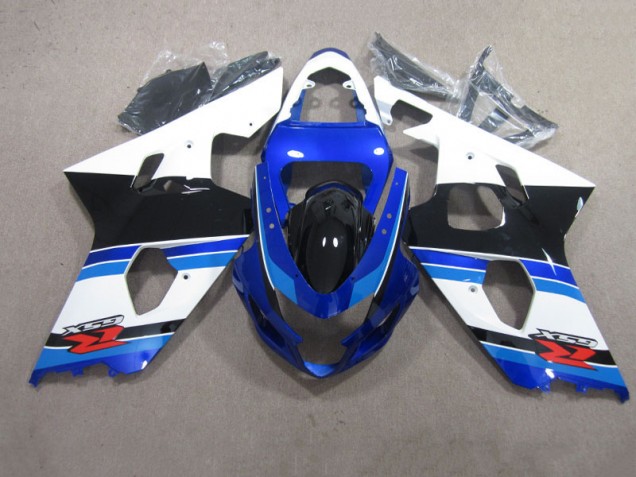 GSXR 600 K4 2004-2005 Verkleidungen - Blau Weiß GSXR 600 K4 2004-2005 Verkleidungen - Blau Weiß