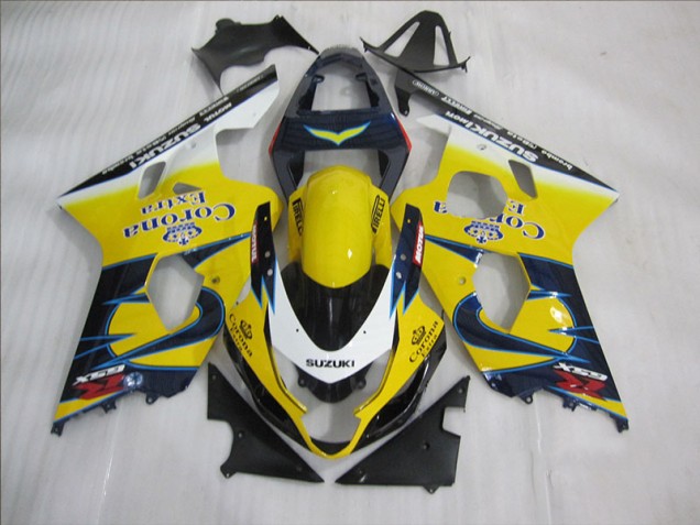GSXR 600 K4 2004-2005 Verkleidungen - Gelb Blau Corona Extra GSXR 600 K4 2004-2005 Verkleidungen - Gelb Blau Corona Extra