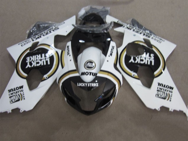 GSXR 600 K4 2004-2005 Verkleidungen - Schwarz Weiß Lucky Strike Motul GSXR 600 K4 2004-2005 Verkleidungen - Schwarz Weiß Lucky Strike Motul