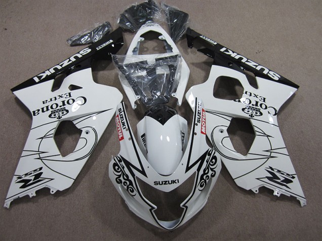 GSXR 600 K4 2004-2005 Verkleidungen - Weiß Corona Extra Motul GSXR 600 K4 2004-2005 Verkleidungen - Weiß Corona Extra Motul