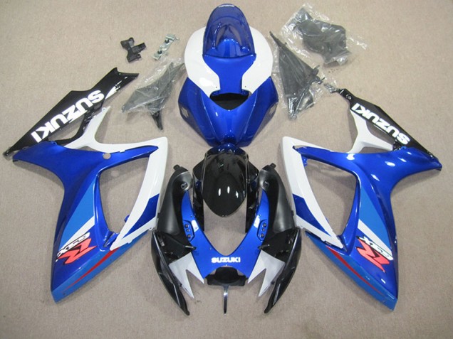 GSXR 600 K6 2006-2007 Vollverkleidung - Blau Weiß GSXR 600 K6 2006-2007 Vollverkleidung - Blau Weiß