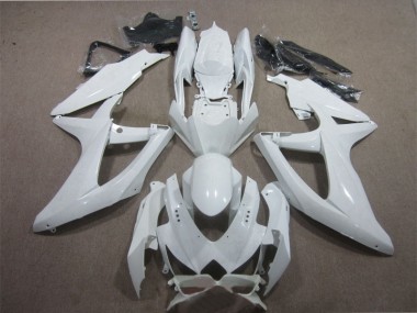 GSXR 600 K8 2008-2010 Verkleidungen - Weiß
