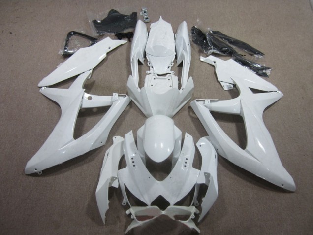 GSXR 600 K8 2008-2010 Verkleidungen - Weiß GSXR 600 K8 2008-2010 Verkleidungen - Weiß