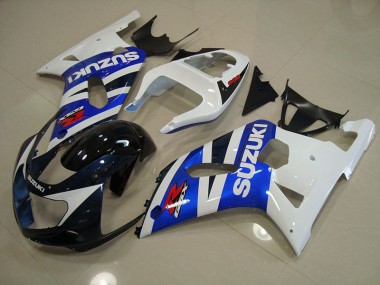 GSXR 750 K1 K2 K3 2001-2003 Verkleidung - Blau Weiß