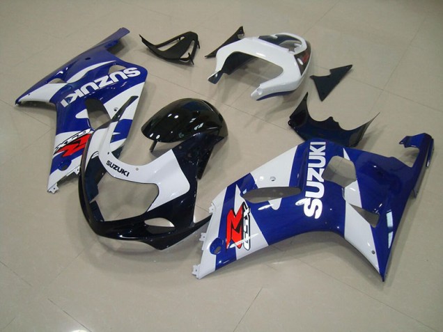 GSXR 750 K1 K2 K3 2001-2003 Verkleidungen - Blau Weiß