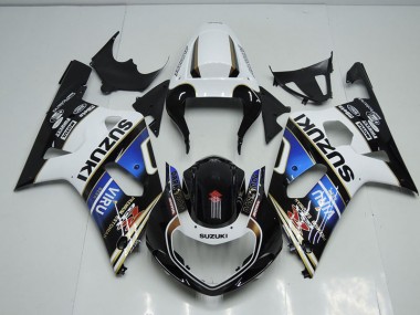 GSXR 750 K1 K2 K3 2001-2003 Verkleidungen - Schwarz Weiß Blau Viru