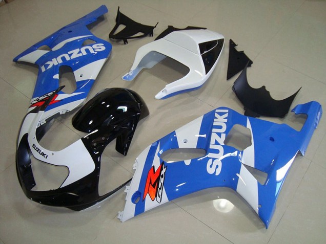 GSXR 750 K1 K2 K3 2001-2003 Vollverkleidung - Blau Weiß GSXR 750 K1 K2 K3 2001-2003 Vollverkleidung - Blau Weiß