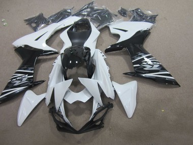 GSXR 750 K11 2011-2024 Verkleidungen - Weiß Schwarz