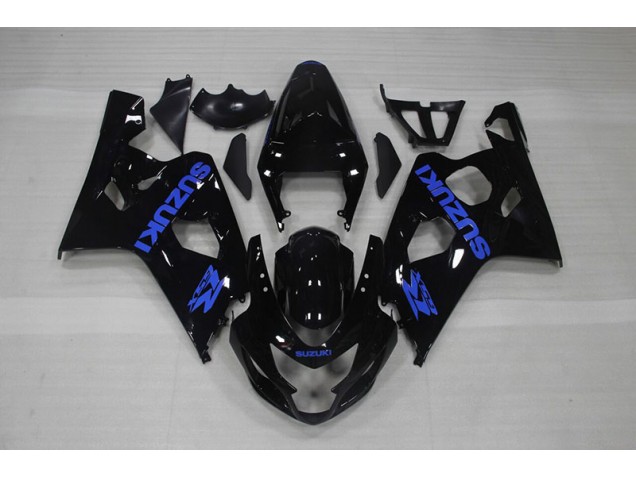 GSXR 750 K4 2004-2005 Verkleidungen - Schwarz Blau Aufkleber GSXR 750 K4 2004-2005 Verkleidungen - Schwarz Blau Aufkleber