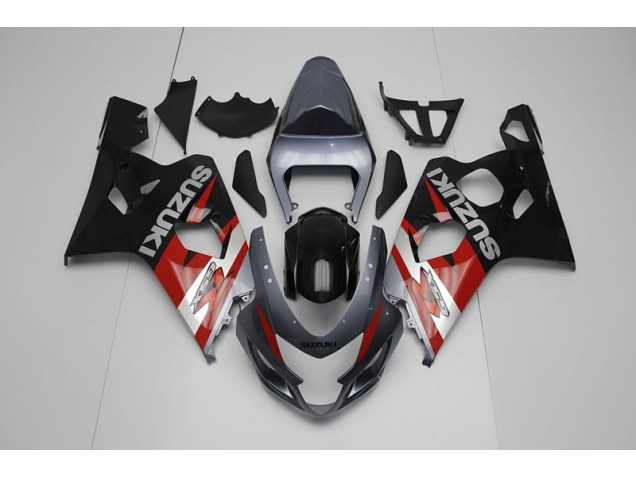 GSXR 750 K4 2004-2005 Verkleidungen - Schwarz Rot GSXR 750 K4 2004-2005 Verkleidungen - Schwarz Rot