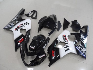 GSXR 750 K4 2004-2005 Verkleidungen - Schwarz West