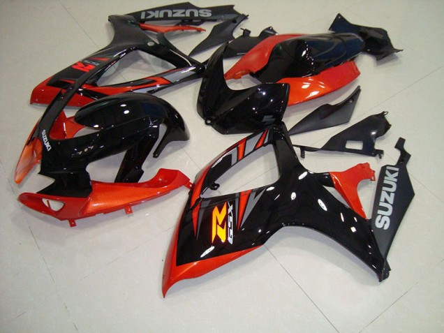 GSXR 750 K6 2006-2007 Verkleidung - Schwarz Rot
