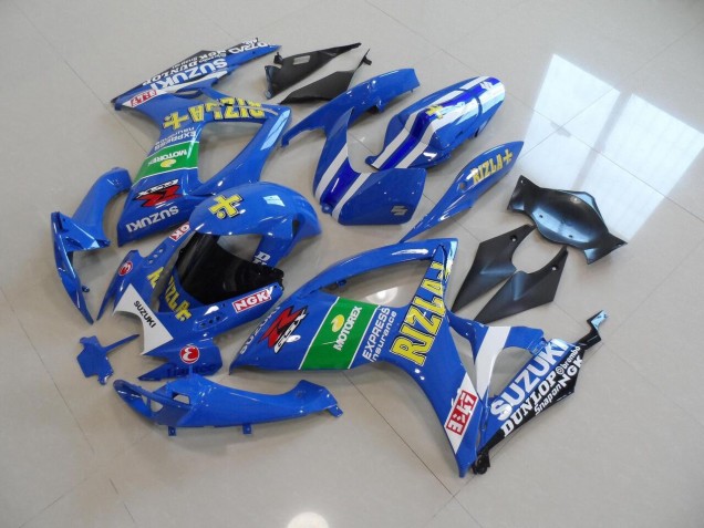 GSXR 750 K6 2006-2007 Verkleidungen - Blau Gelb Rizla