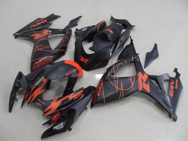 GSXR 750 K6 2006-2007 Vollverkleidung - Schwarz Rot