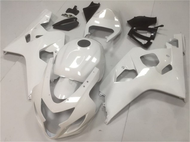Rabatt Suzuki GSXR 600/750 Motorrad Verkleidung 2004-2005 - Glanzendes Weiss