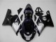 Rabatt Suzuki GSXR 600/750 Motorrad Verkleidung 2004-2005 - Glanzendes Schwarz Silber Blau
