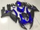 Rabatt Suzuki GSXR 600/750 Motorrad Verkleidung 2006-2007 - Blau Matt Schwarz