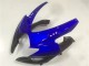 Rabatt Suzuki GSXR 600/750 Motorrad Verkleidung 2006-2007 - Blau Matt Schwarz