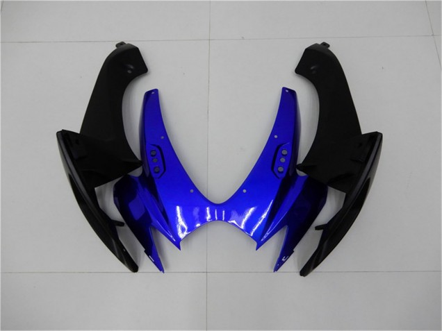 Rabatt Suzuki GSXR 600/750 Motorrad Verkleidung 2006-2007 - Blau Glanzendes Schwarz