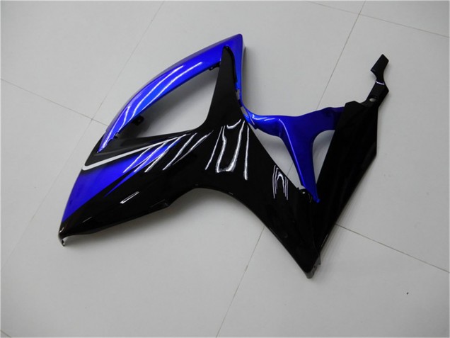Rabatt Suzuki GSXR 600/750 Motorrad Verkleidung 2006-2007 - Blau Glanzendes Schwarz