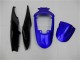 Rabatt Suzuki GSXR 600/750 Motorrad Verkleidung 2006-2007 - Blau Glanzendes Schwarz