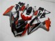 Rabatt Suzuki GSXR 600/750 Motorrad Verkleidung 2008-2010 - Orange Grau Glanzendes Schwarz