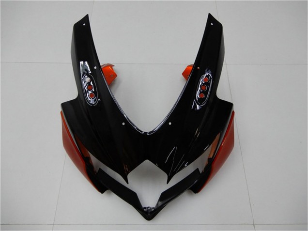 Rabatt Suzuki GSXR 600/750 Motorrad Verkleidung 2008-2010 - Orange Grau Glanzendes Schwarz