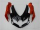 Rabatt Suzuki GSXR 600/750 Motorrad Verkleidung 2008-2010 - Orange Grau Glanzendes Schwarz
