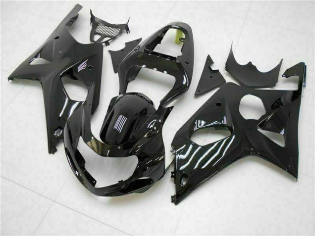Rabatt Suzuki GSXR 1000 Motorrad Verkleidung 2000-2002 - Glanzendes Schwarz
