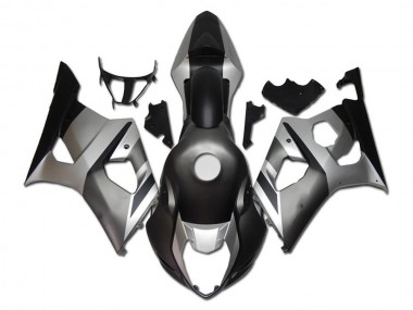 Rabatt Suzuki GSXR 1000 Motorrad Verkleidung 2003-2004 - Silber Grau Schwarz