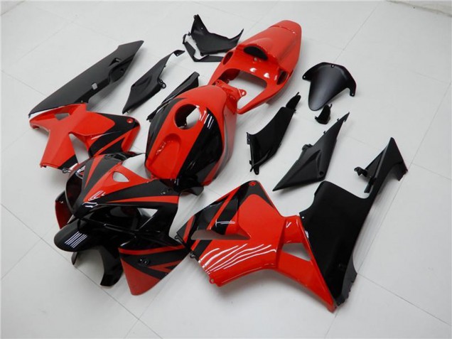 Rabatt Honda CBR600RR Abs Verkleidungen 2005-2006 - Rot Schwarz
