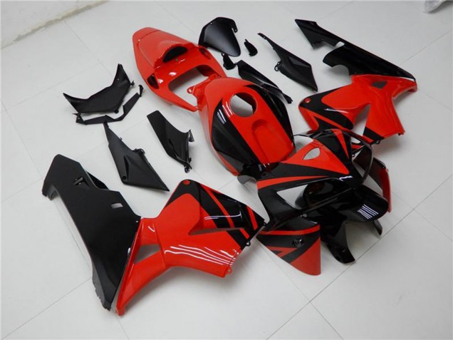 Rabatt Honda CBR600RR Abs Verkleidungen 2005-2006 - Rot Schwarz