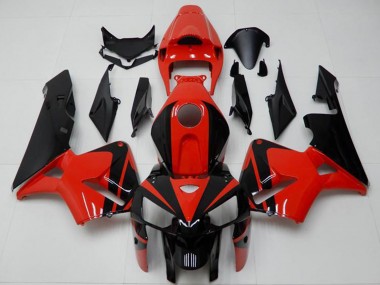 Rabatt Honda CBR600RR Abs Verkleidungen 2005-2006 - Rot Schwarz