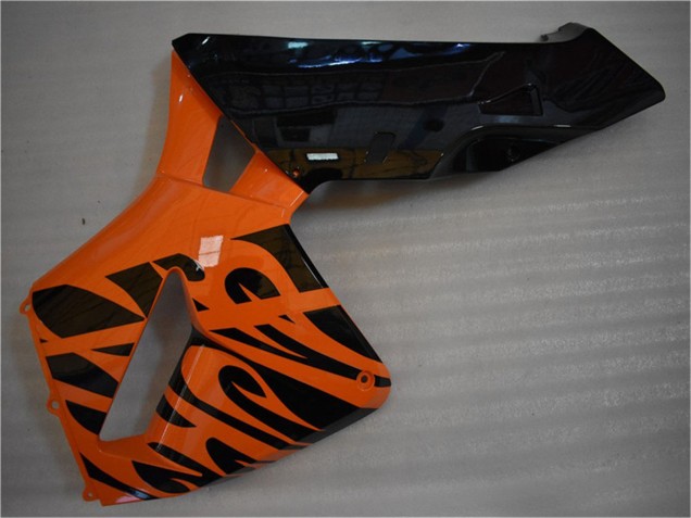 Rabatt Honda CBR600RR Motorrad Verkleidung 2005-2006 - Orange Schwarz Flamme