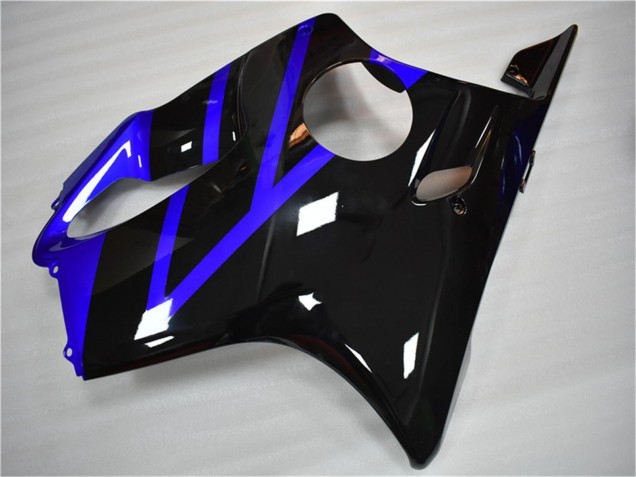 Rabatt Honda CBR600 F4i Motorrad Verkleidung Kit 2004-2007 - Blau Glanzendes Schwarz