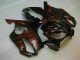 Rabatt Honda CBR600 F4i Motorrad Verkleidung 2004-2007 - Glanzendes Schwarz Rot Flamme