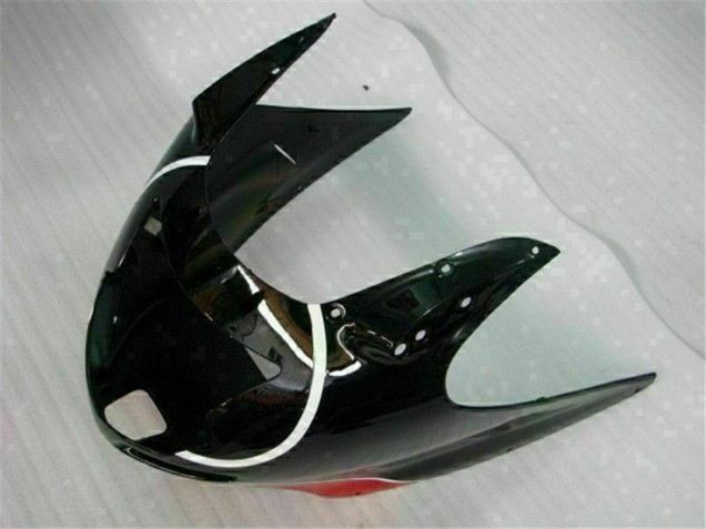 Rabatt Honda CBR1100XX Blackbird Motorrad Verkleidung 1996-2007 - Rot Glanzendes Schwarz