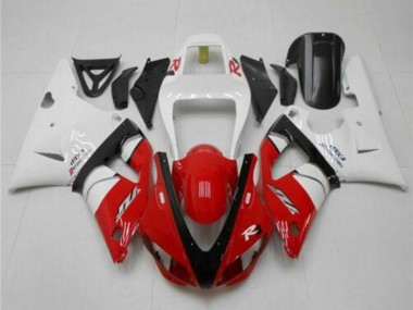 Rabatt Yamaha YZF R1 Motorrad Verkleidung 1998-1999 - Weiss Rot Schwarz