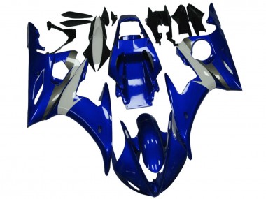 Rabatt Yamaha YZF R6 Motorrad Verkleidung 2003-2004 - Blau Weiss