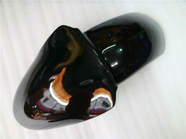 Rabatt Kawasaki ZX6R Motorrad Verkleidung 2000-2002 - Glanzendes Schwarz