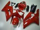 Rabatt Kawasaki ZX6R Motorrad Verkleidung Kit 2003-2004 - Rot